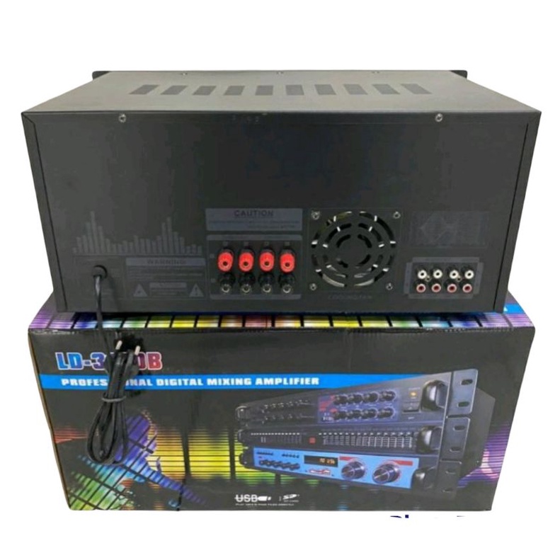 POWER MIXER 3 SUSUN LAAD LD3100B USB SD BLUETOOH PROSESOR BBE