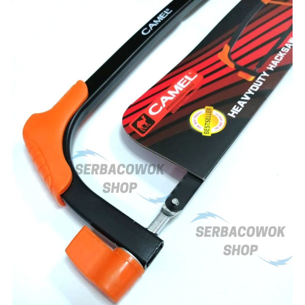 Gagang Gergaji Besi 12 Inch Heavy Duty Hacksaw Frame Camel Termurah Berkualitas