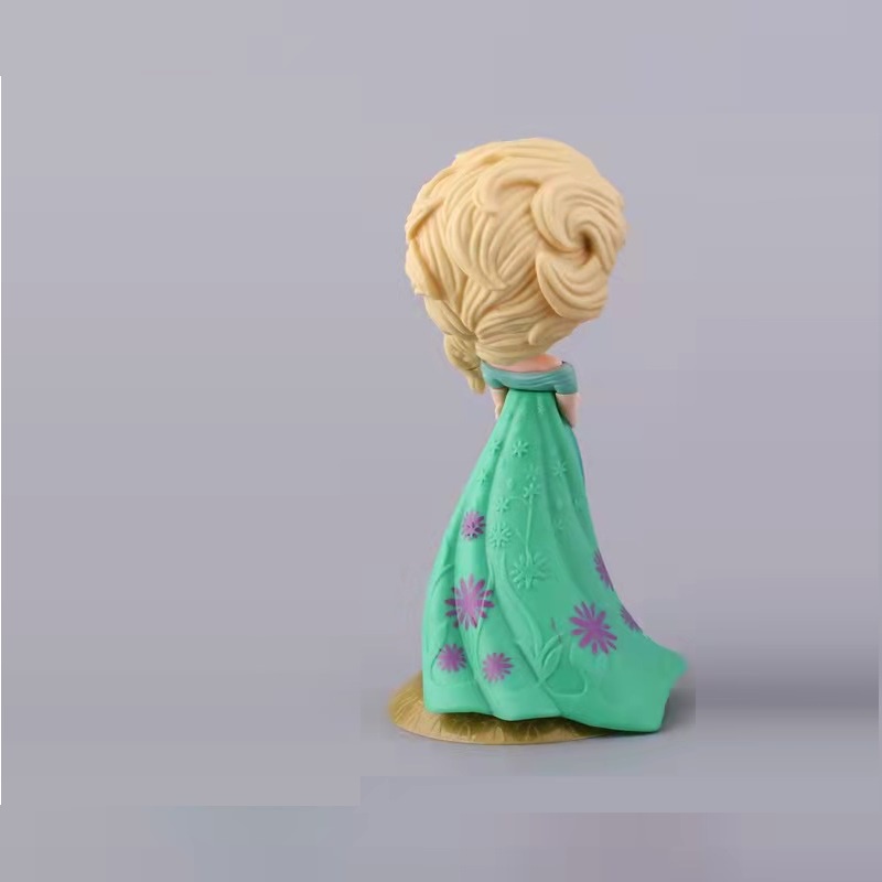 Cake Topper Figure Hiasan Kue Tart Karakter Type Elsa Hijau Frozen