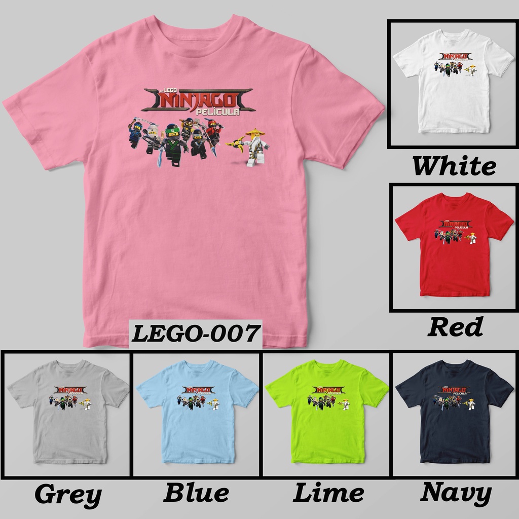 [FREE NAMA!!] Kaos Anak &amp; Family LEGO The Movie 100% COTTON PREMIUM