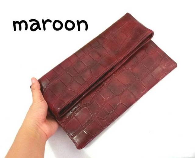 Zara clutch  croco / zara clutch buaya / tas pesta