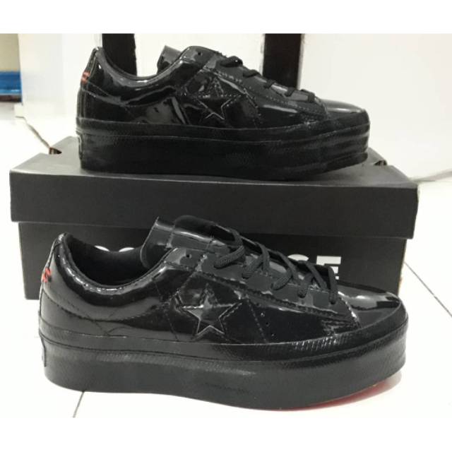 converse one star mono black