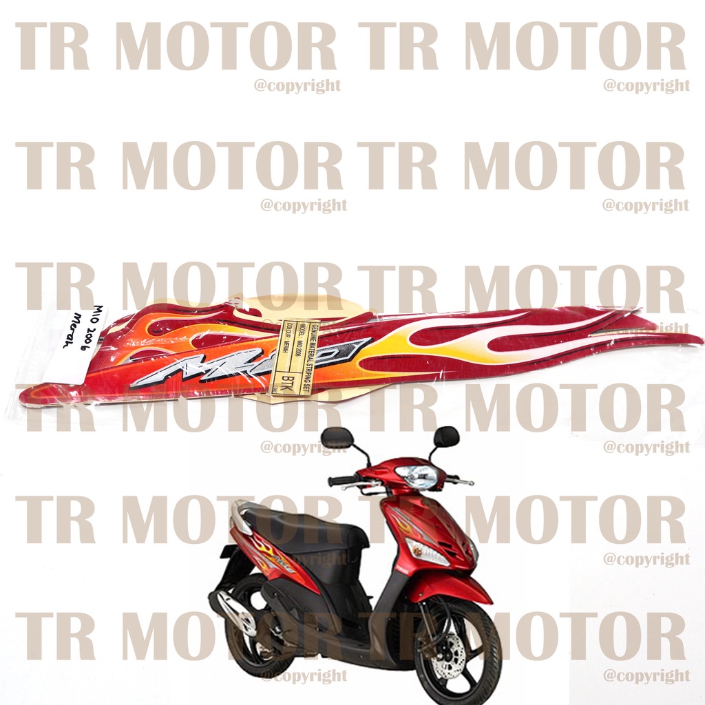 Stiker Motor Mio 2006 Sticker Striping Full Set Body Motor