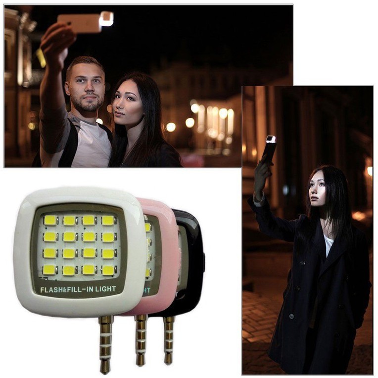 Jual LAMPU FLASH LIGHT 16 LED SELFIE / SELFIE FLASH LIGHT / SMARTPHONE ...