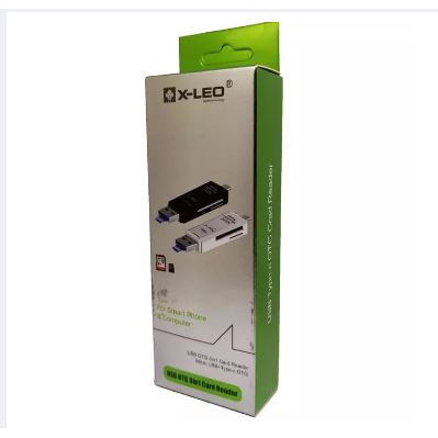 Card reader Usb A 2.0 micro type c S-leo Tf Micro sd Sd hc otg 3in1 XL-5692 - SLEO X-Leo xl5692
