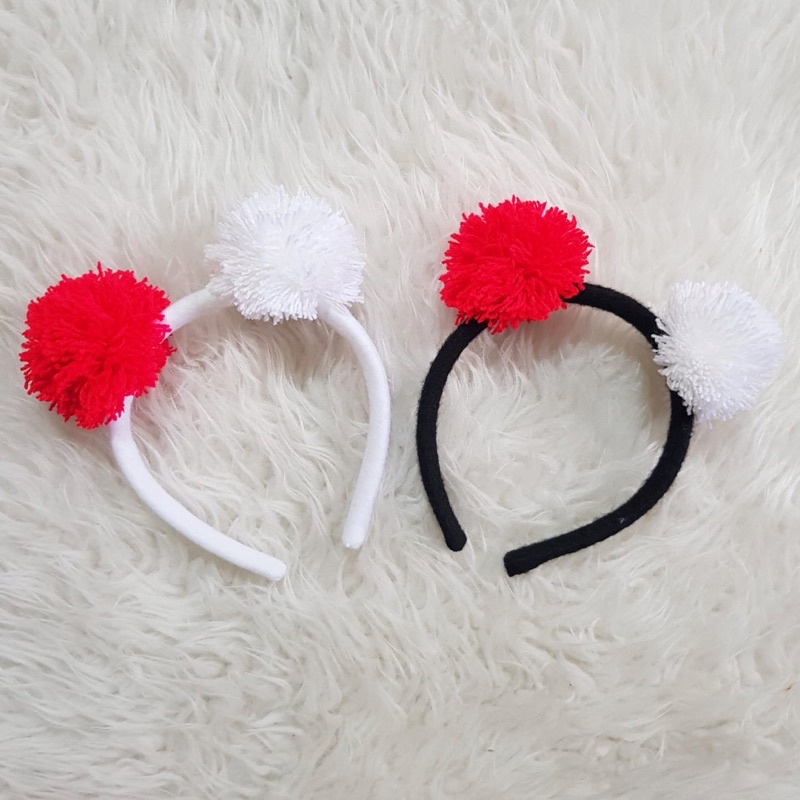 Bando Bendera 17 Agustus Pompom Bendera pom pom Merah Putih Indonesia Merdeka 45 Bendera Indonesia