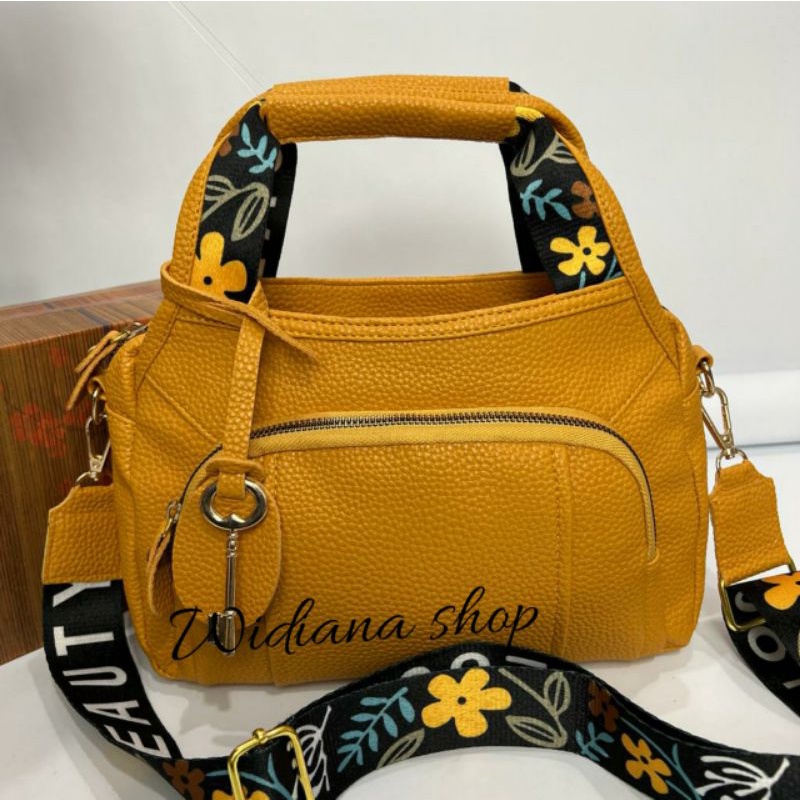 (Adelia Bag)WidianaTas Selempang Wanita Fashion Sling Bag Women Shoulder Bag Kulit Jeruk