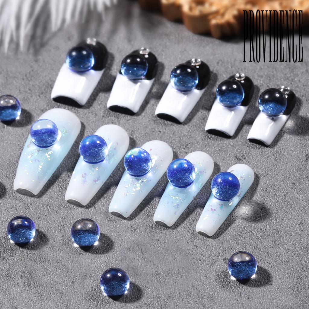 Providence 30Pcs Manik-Manik Resin 3D Anti Air Tahan Lama Untuk Dekorasi Nail Art DIY