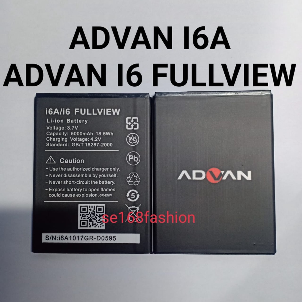 Baterai Advan I6A I6a FullView Advan 5501 Batre Batere Battery