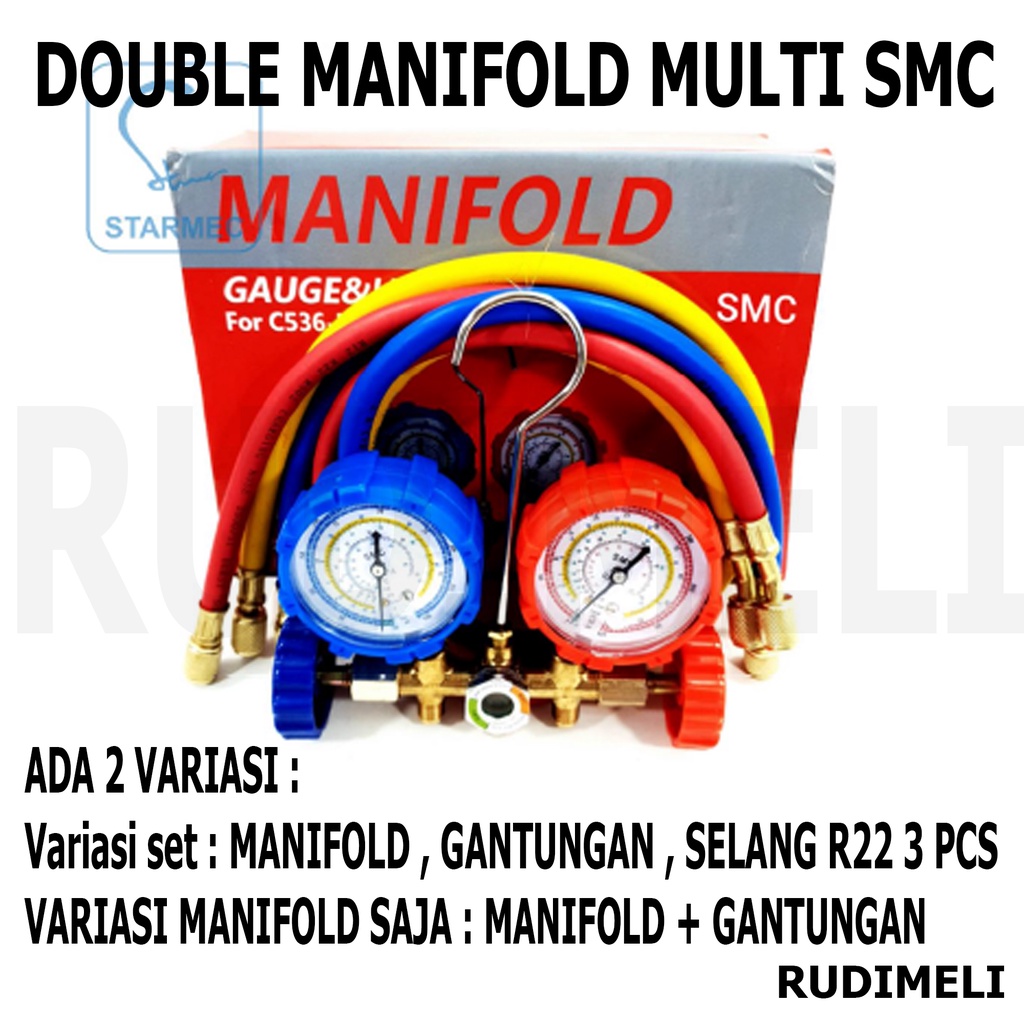 DOUBLE MANIFOLD  MULTI PENGISIAN Pr3on SMC