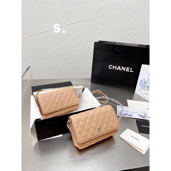 CHANEL Chanel Classic Caviar Pattern Crossbody Bag