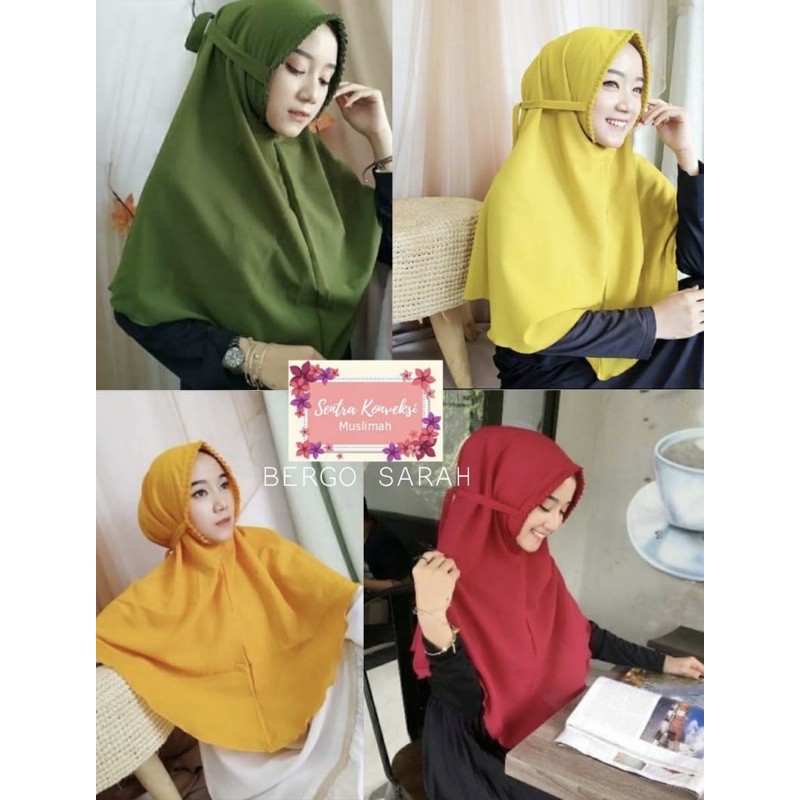 JILBAB BERGO SARAH DIAMOND ITALIANO