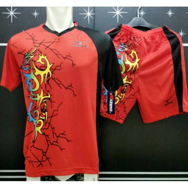 Kaos Setelan volly/bola/futsal Mizuno Baju tim volly,futsal&bola