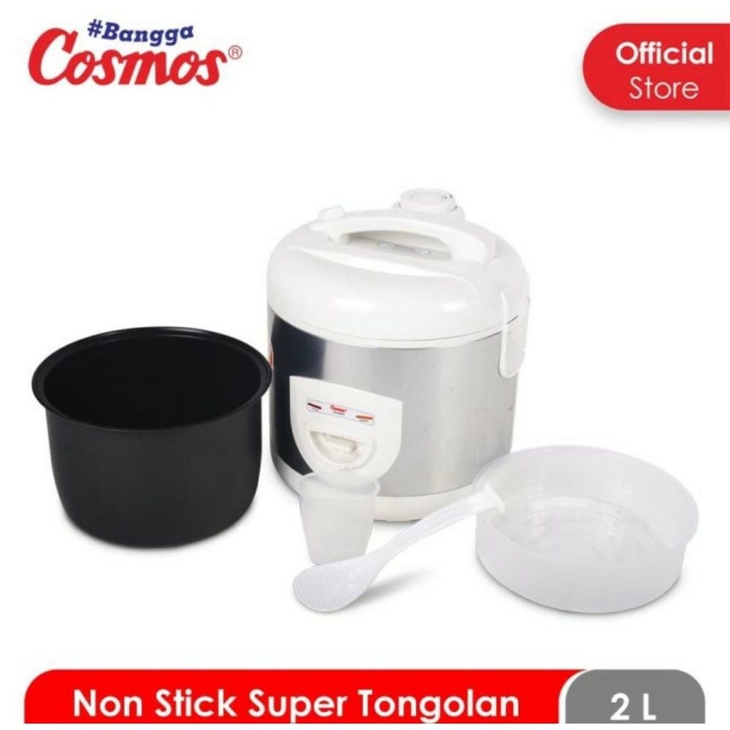 Rice Cooker Cosmos CRJ 8229 2 Liter + Tongolan Magic Com Cosmos 8229 Penanak Nasi Cosmos CRJ-8229