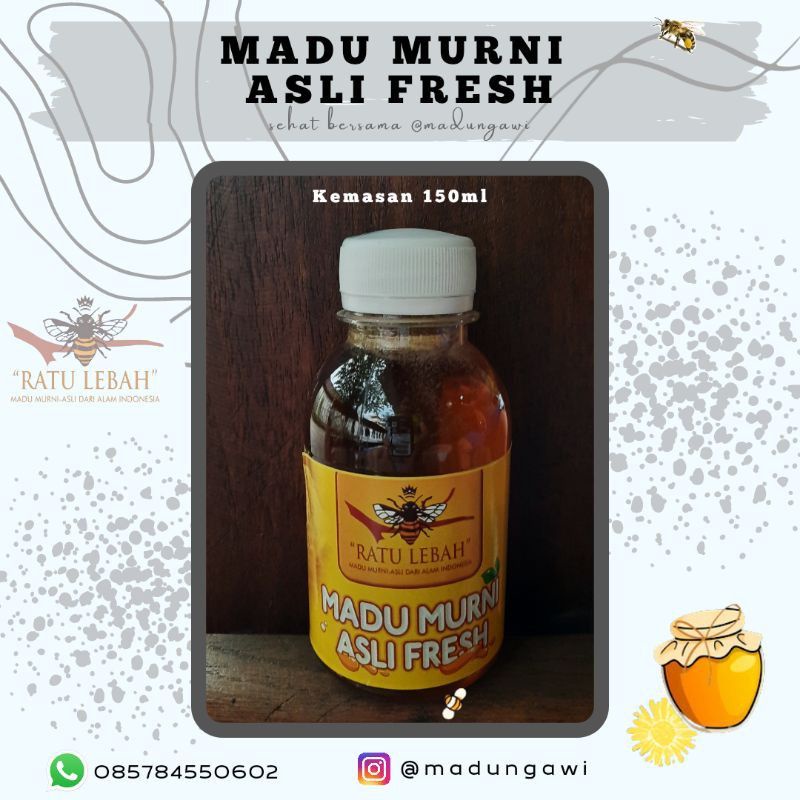 

Madu Murni Asli Fresh 150ml