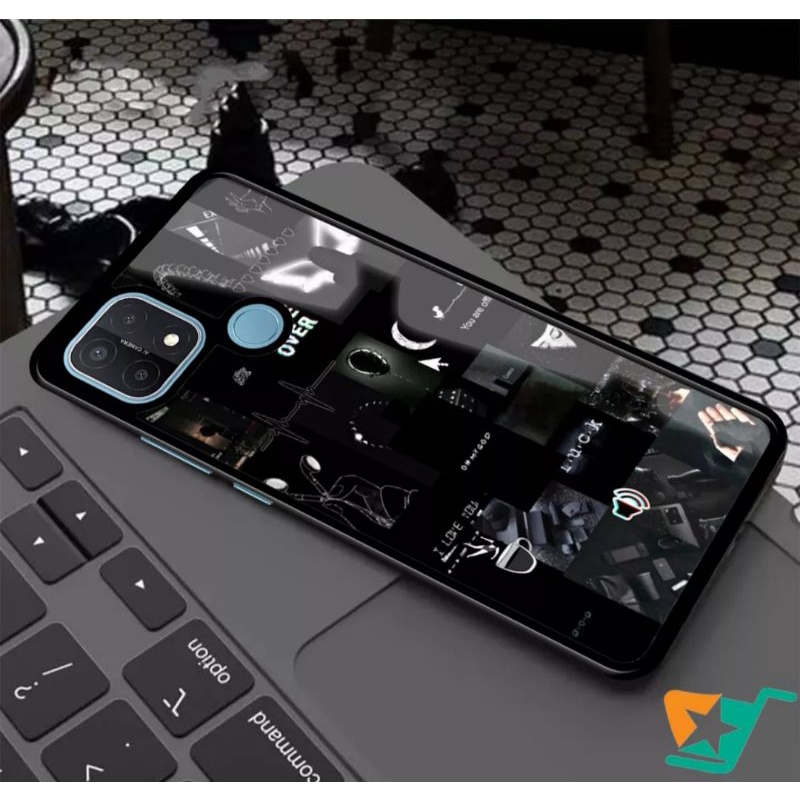 SHOWCASE CASE REALME C21/C21Y DESIGN AESTHETIC BLACK SERIES