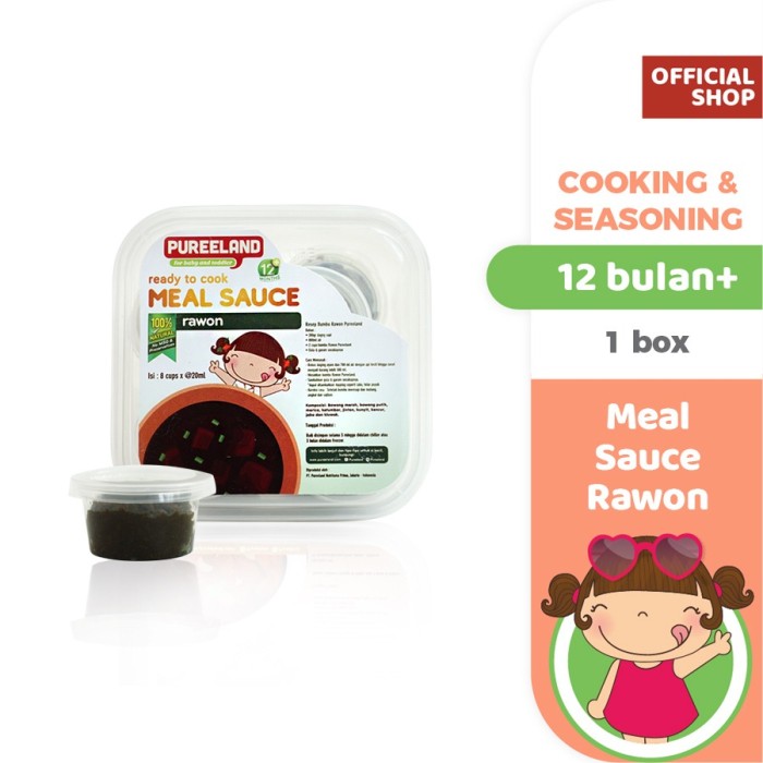 

Buruan Beli - Pureeland Baby Meal Sauce Bumbu Rawon / Mpasi Bayi Organik