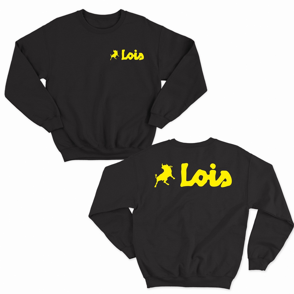 JAKET SWEATER LOIS LOGO JEANS BIG SIZE JUMBO