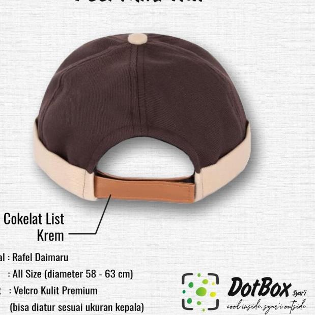 Peci Topi Miki Hat Premium / Peci UAS / Peci Hijrah Topi Polos MikiHat - Hitam
