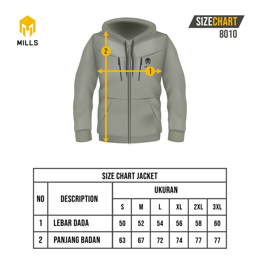 JAKET MILLS THUNDER 2.0 TRACK JACKET 8010