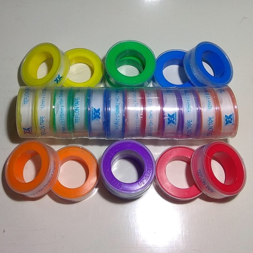 Isolasi Kran Pipa PVC 1/2 Inch 12mm Seal Tape 1/2inch Solasi Ledeng Keran Air Lakban Lasban Roll Panjang 10 M