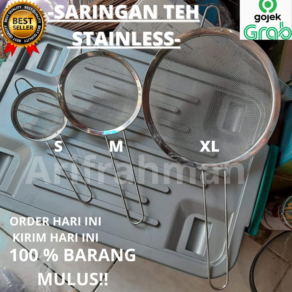 STAINLESS - FILTER - Saringan Tepung / Teh