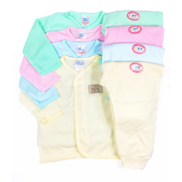 baju bayi luvita setelan panjang 4SET size newborn