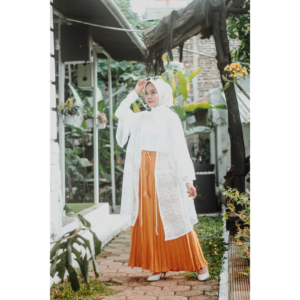 ROK PLISKET MURAH 456 LUVALINE PRISKET PANJANG PITA PLEATED SKIRT FLARE SKIRT MAYUNG FLOWY REMPEL