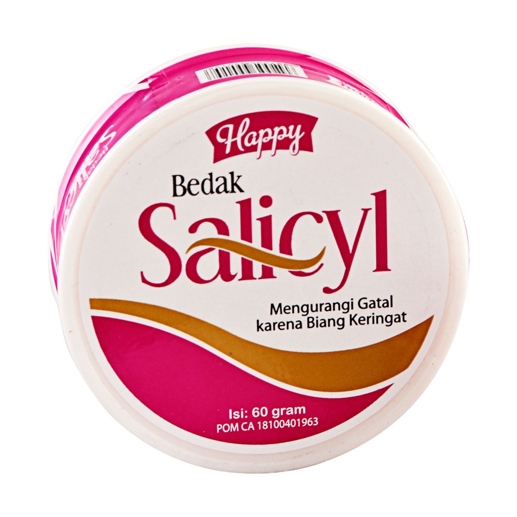 Happy Bedak Salicyl Non Menthol 60gr