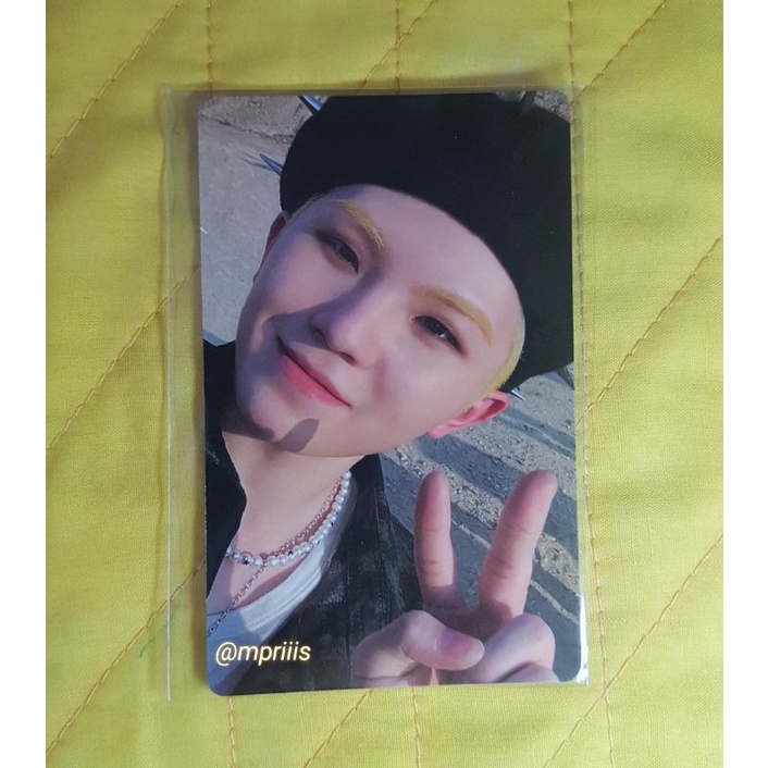 [READY STOCK] SEVENTEEN WOOZI WEVERSE JAPAN PHOTOCARD BENEFIT FACE THE SUN