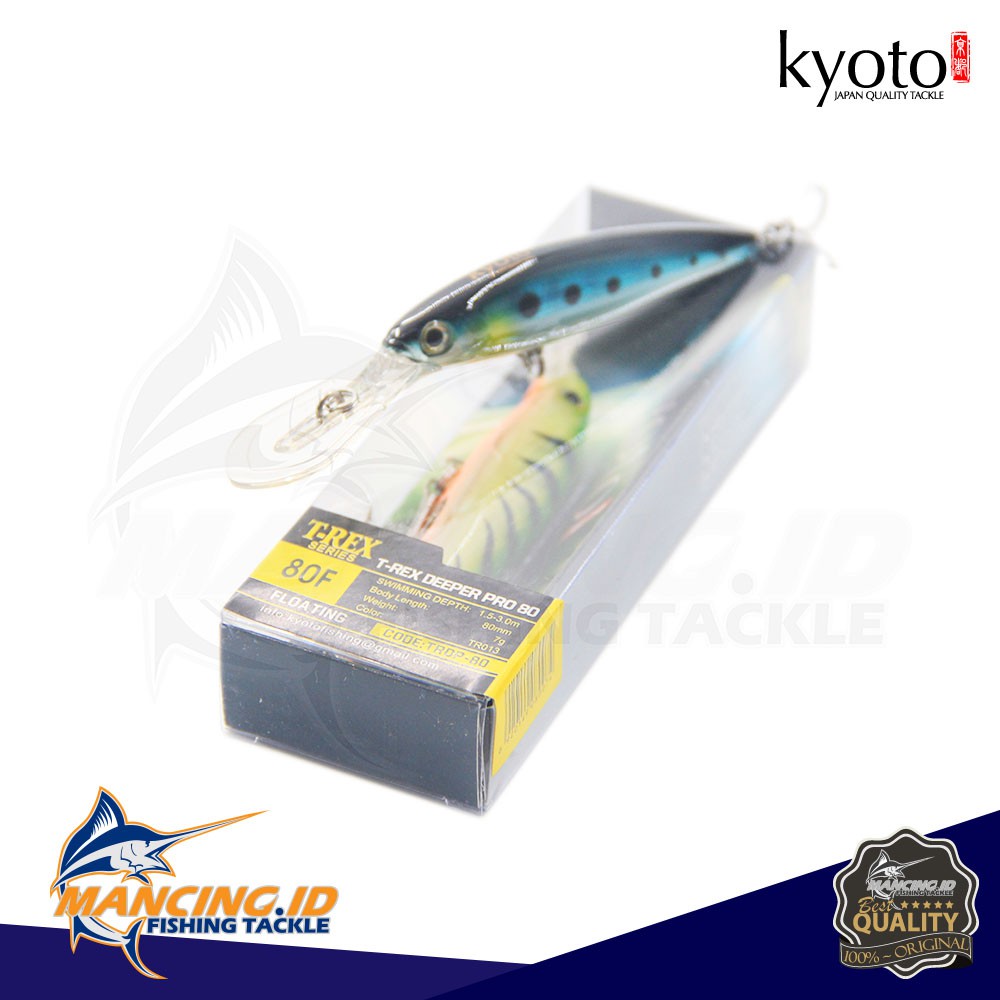 Lure Kyoto T-Rex Deeper Pro 80F Umpan Pancing Palsu Umpan Mainan Murah