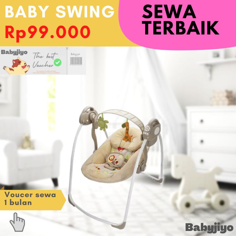 Baby swing Babyelle ayunan elektrik (paket sewa)