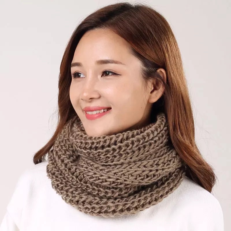 Syal rajut hangat pria wanita musim dinginWinter unisex scarf scarves