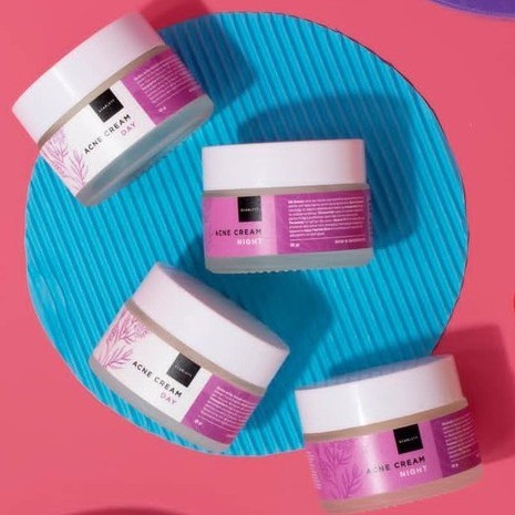 SCARLETT WHITENING ACNE CREAM ( SCARLETT ACNE DAY CREAM / ACNE NIGHT CREAM )