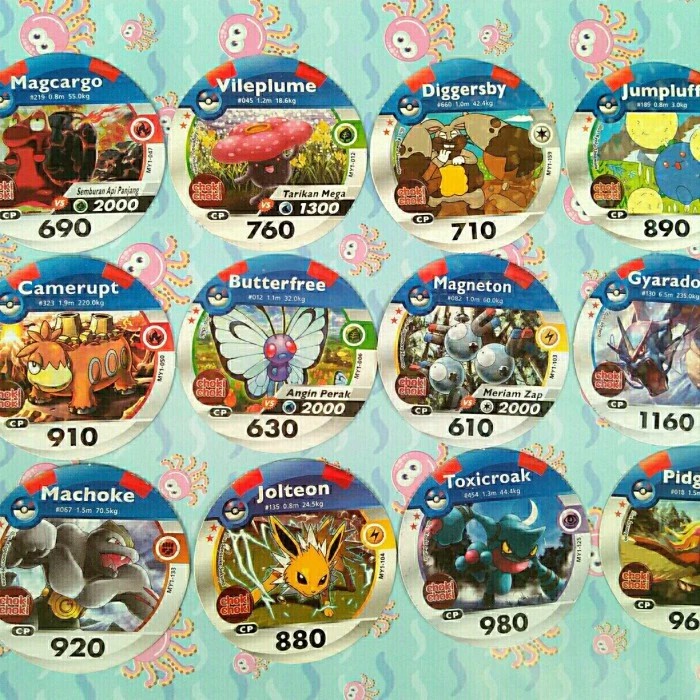 Pokemon medallion card choki choki great ball