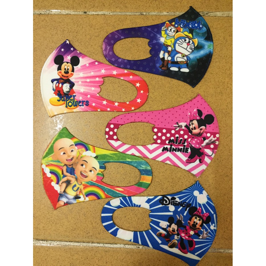 Masker Scuba Anak - Anak Murah Motif Kartun