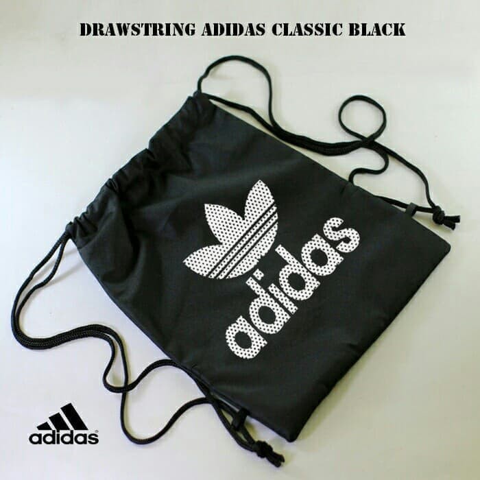 (BISA COD ) TAS SERUT ADIDAS STRING BAG GYMSACK RANSEL OLAHRAGA FUTSAL TAS SEPEDA