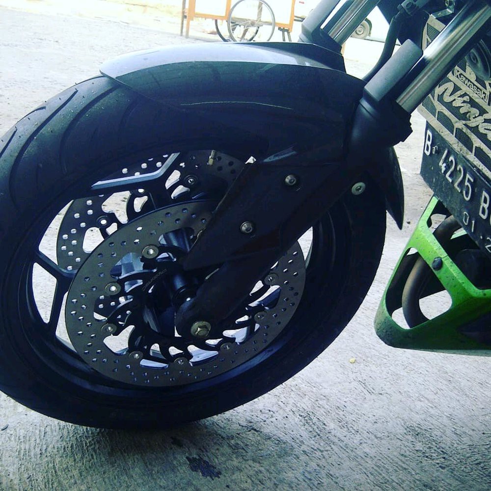 Velg Depan Double Cakram Vrossi Ninja 250fi Ninja 250 Carbu Velg