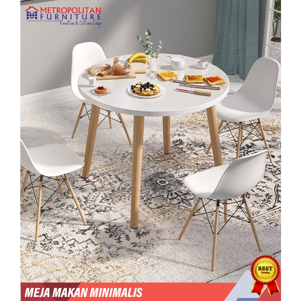 Meja Makan Cafe Minimalis Modern Dining Table