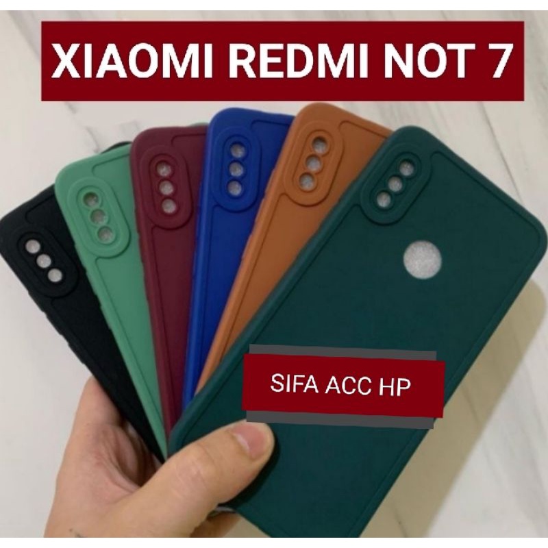 Silicone Soft Case Xiaomi Redmi Not7/Not7pro Casing Silikon Macaron Protector Pro Camera