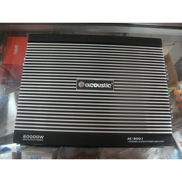 POWER SUPER MONOBLOCK ACOUSTIC 60.000W BASS AC 300.1