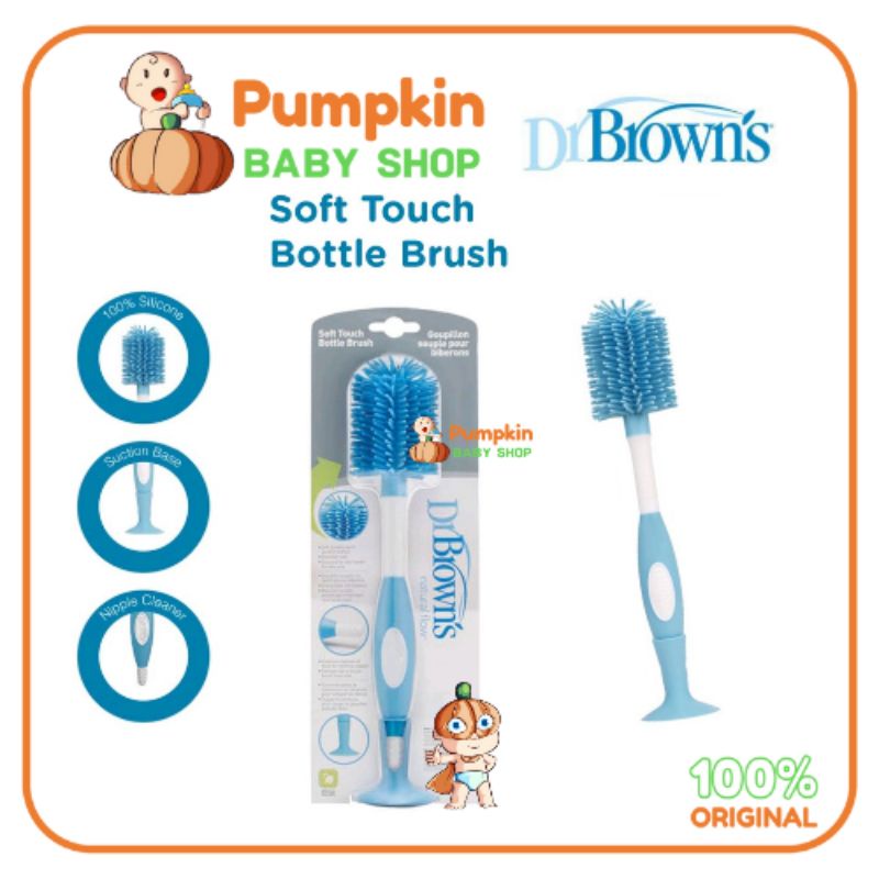 Dr Browns Soft Touch Bottle Brush Blue - AC055