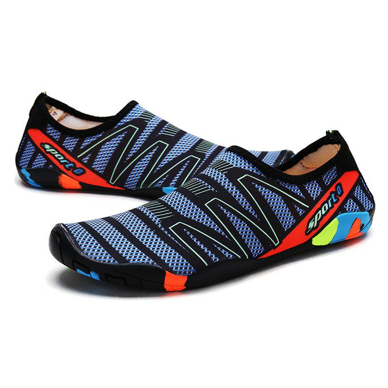 Sepatu Air Original Pantai Pria Wanita Renang Spatu Biru Rhodey