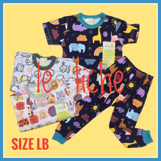le tiche SIZE LB BAJU BAYI  SETELAN PENDEK  CELANA  PANJANG  