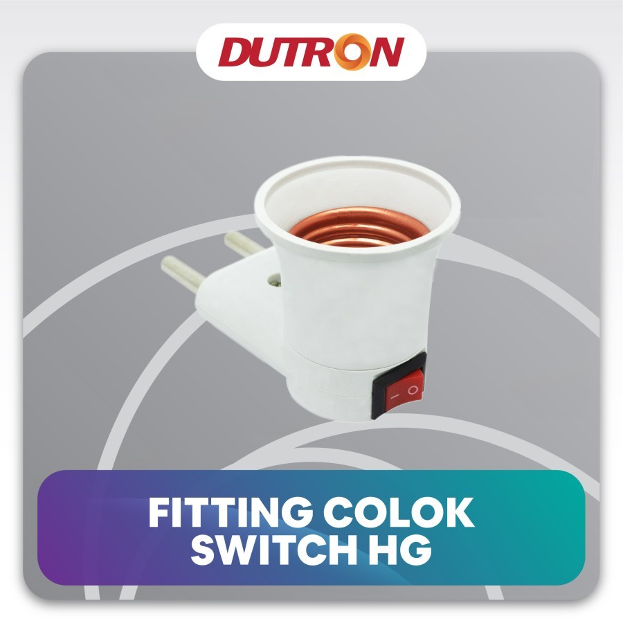 DUTRON Fitting Colok Saklar on off DV FCS 01 HG