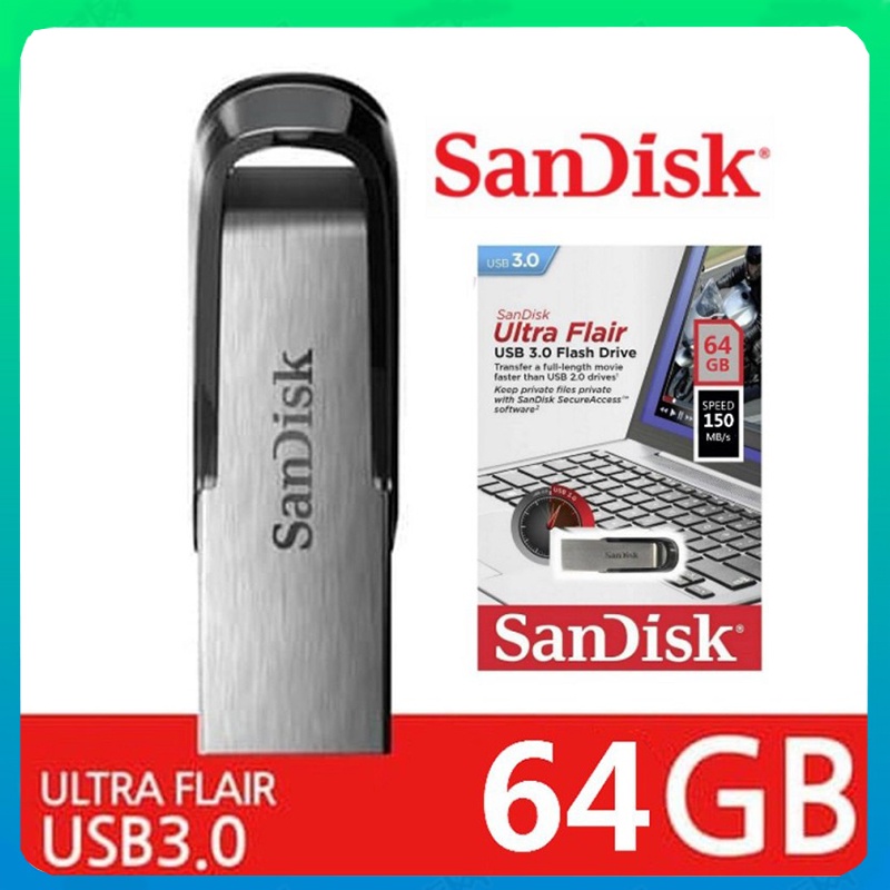 Flashdisk SANDISK CZ73 USB 3.0 128GB Ultra Flair Pen Drive Memory Stick USB Flash Drive U Disk