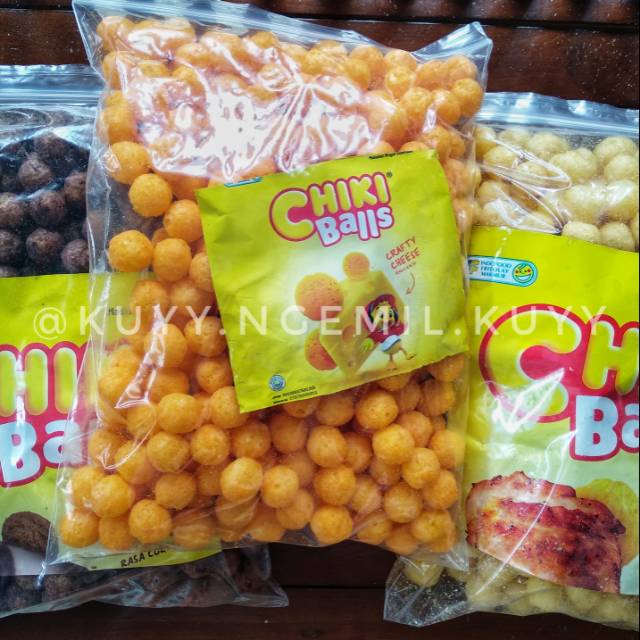 

Chiki Balls kiloan 250 gram / coklat / keju / ayam