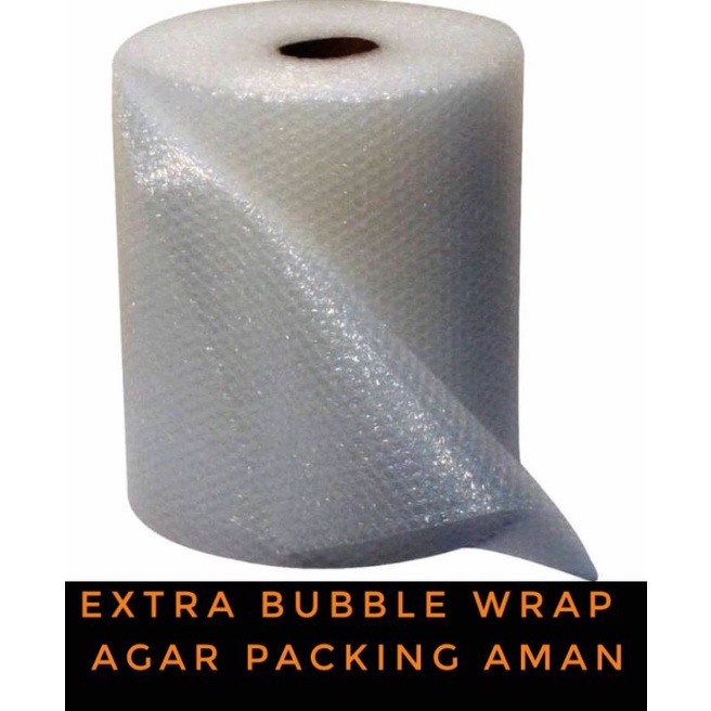 

extra buble wrap agar packing lebih aman