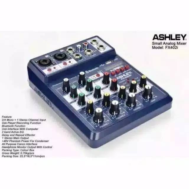 Mixer Ashley FX402i / Mixer Audio Ashley 4 Channel Original