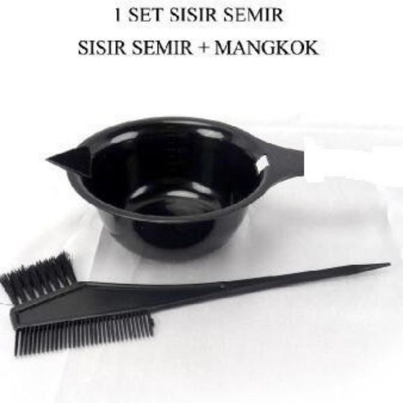 MJ88 Mangkok Cat Rambut / Alat Semir rambut /Mangkok Semir Rambut /Mangkok Pewarna Rambut Set / Alat Semir Rambut + Sisir /Alat Semir Super Murah